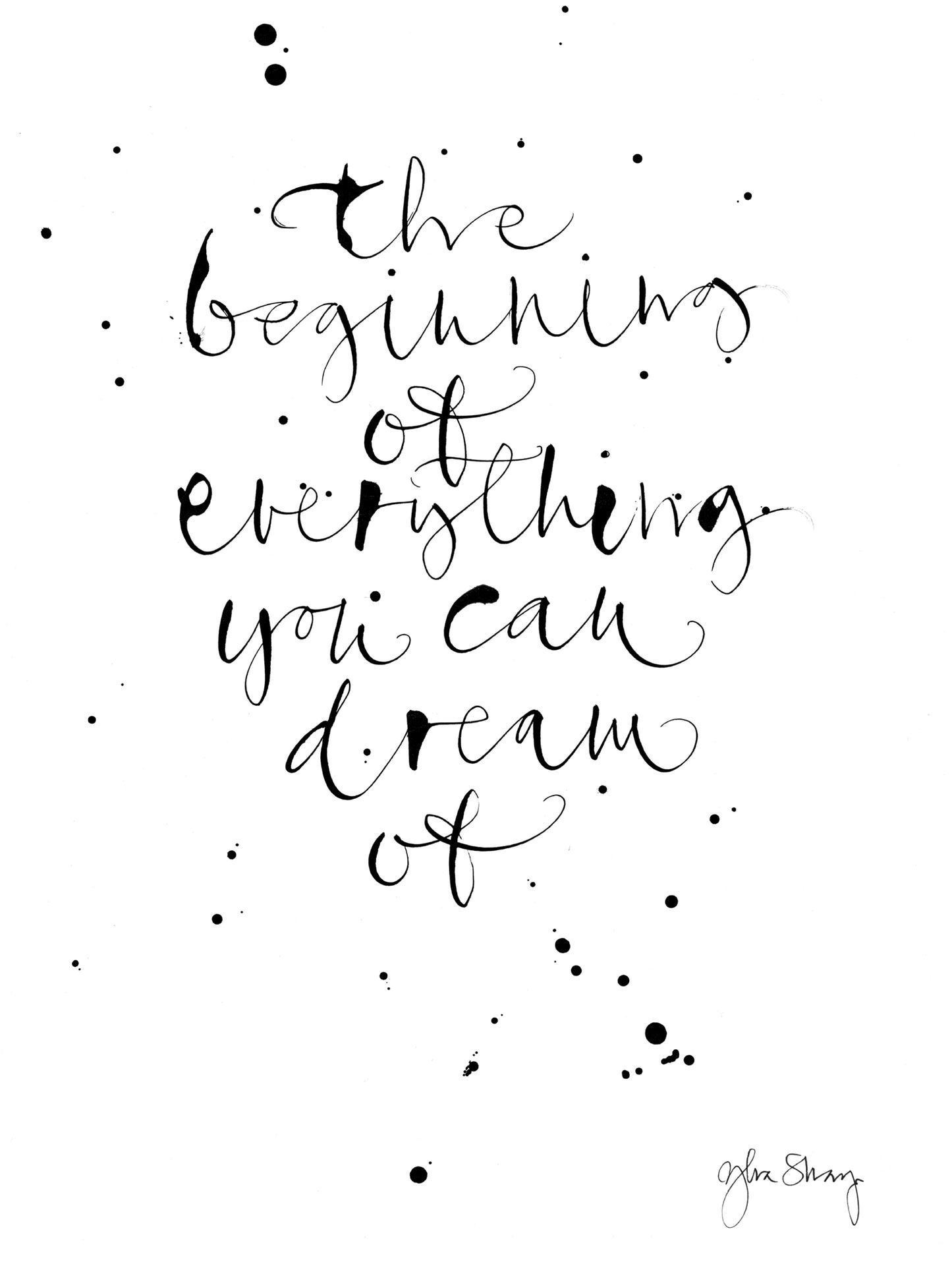 Print - THE BEGINNING